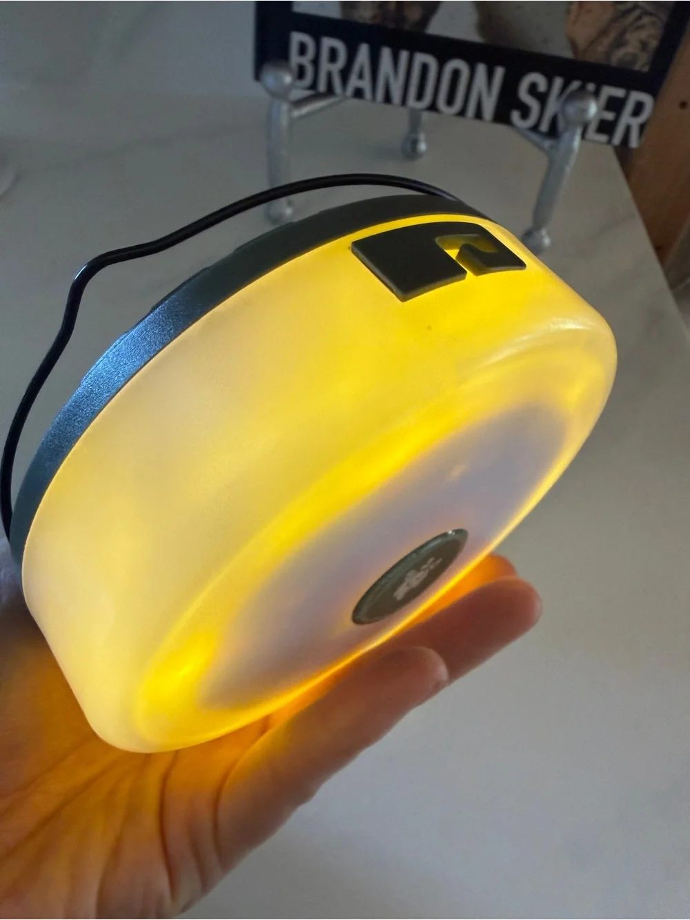 4 in 1 rechargeable string light Yellow Portable Solar with Multicolor LED color